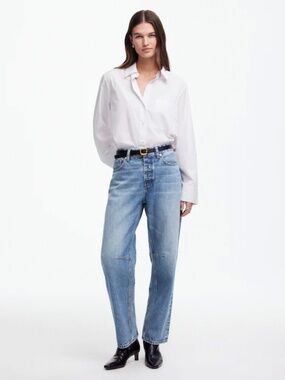 Madewell Darted Barrel Leg Jeans